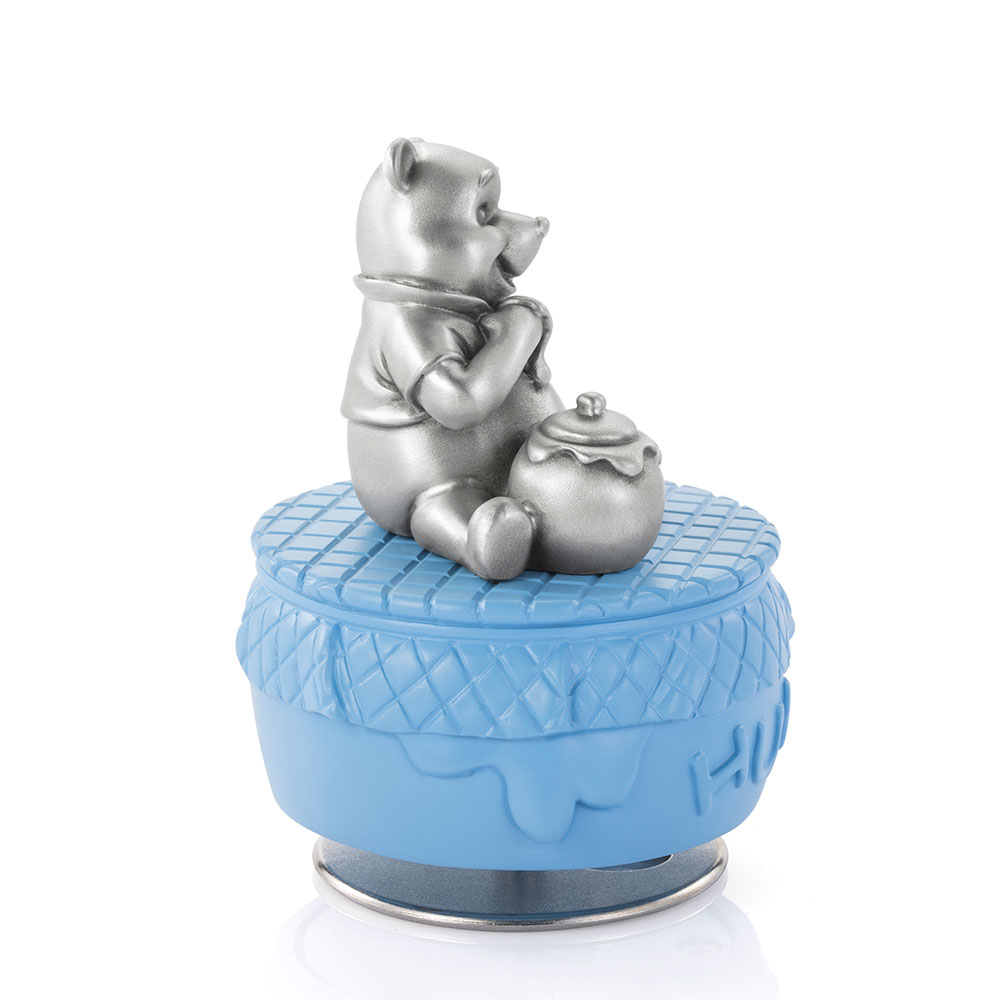 Pewter Disney Winnie the Pooh Bear Honey Hunny Silver Statue Figure Figurine 