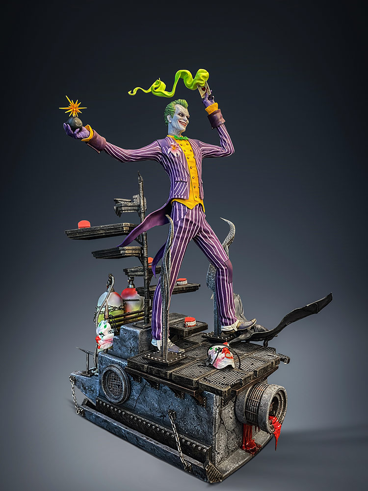 The Joker Arkham Asylum Statue | Sideshow Collectibles