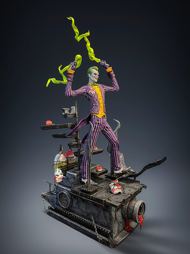 The Joker Arkham Asylum Statue | Sideshow Collectibles