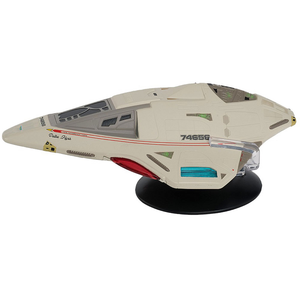 FEDERATION DELTA FLYER STARSHIP COLLECTION STAR TREK EAGLEMOSS VOYAGER 