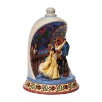 Gallery Image of Beauty and the Beast Rose Dome Polyresin Figure