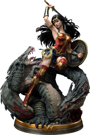 Wonder Woman VS Hydra 1:3 Scale Statue