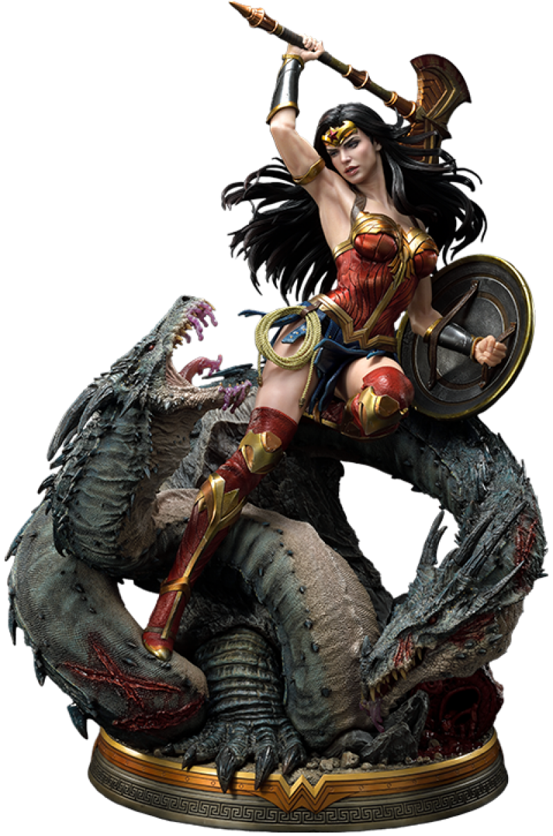 Wonder Woman VS Hydra 1:3 Scale Statue by Prime 1 Studio