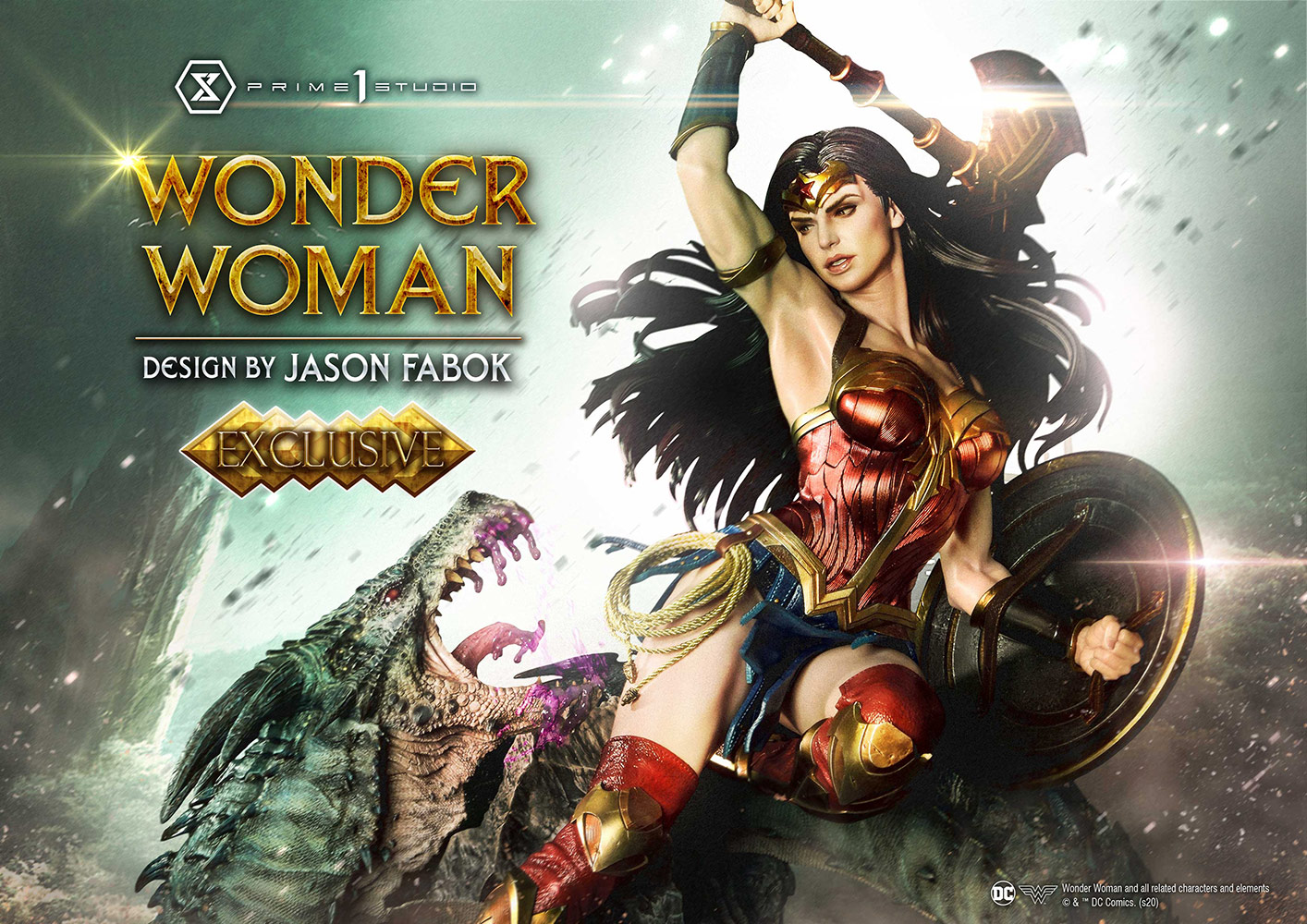 Wonder Woman VS Hydra (Bonus Version) Bonus Version - Imagem promocional com texto 'Bonus Version' e destaque para partes