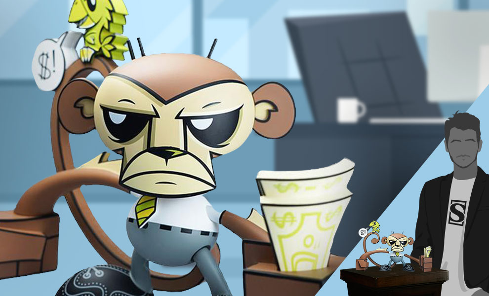 Gallery Feature Image of Business Monkey Vinyl Collectible - Click to open image gallery