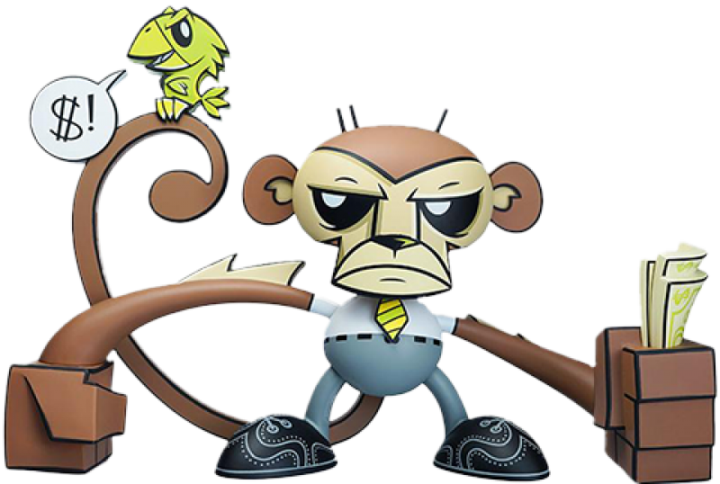 Business Monkey Vinyl Collectible by Munky King