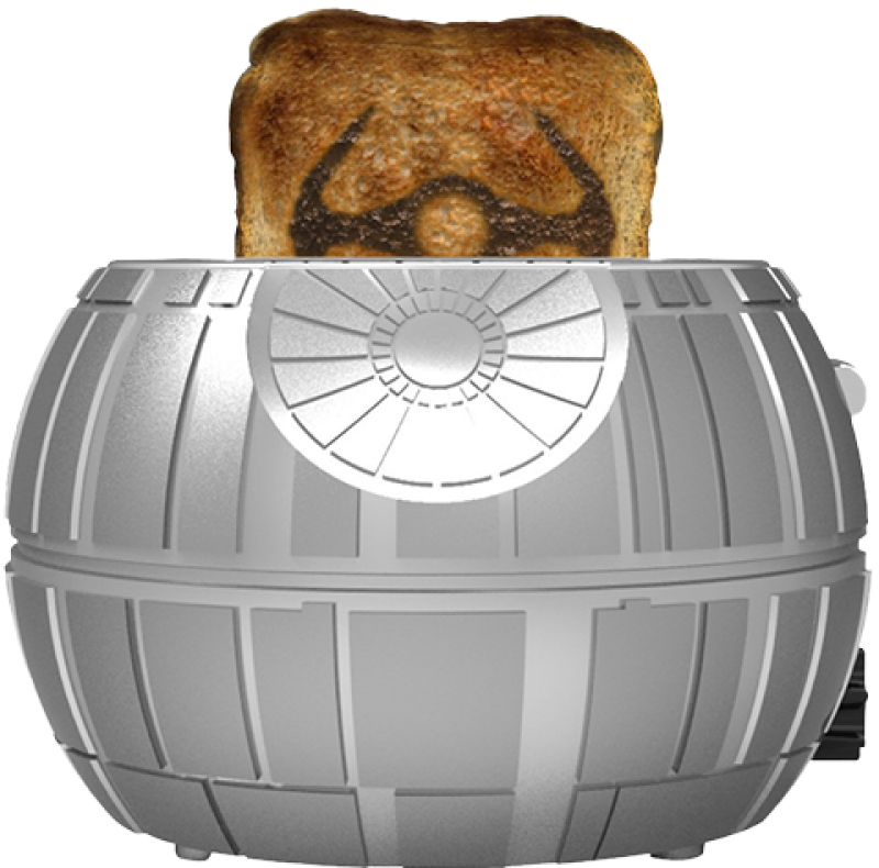 Death Star Two-Slice Toaster Kitchenware by Uncanny Brands, LLC