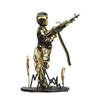 Gallery Image of Crayon Shooter (LA Gold Edition) Polystone Statue