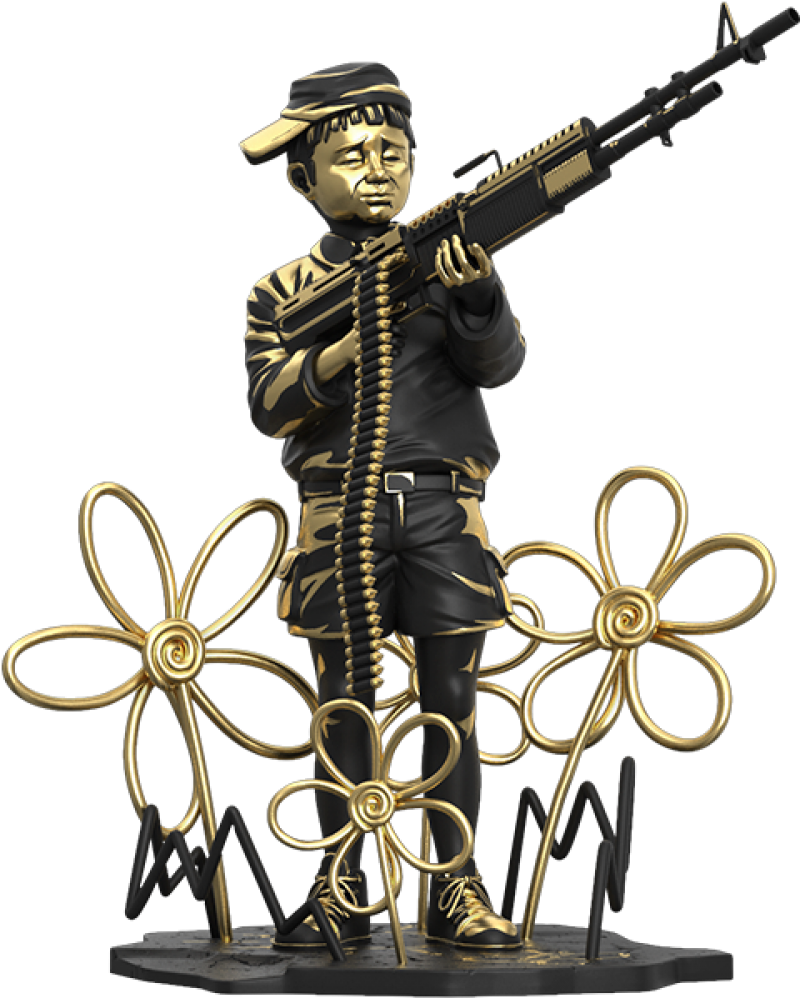 Crayon Shooter (LA Gold Edition) Polystone Statue