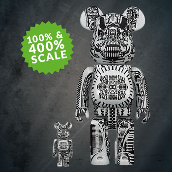 BE@RBRICK 100% シリーズ12 H.Ｒ.GIGERコラボ　ＳＦ裏 H.R. Giger x Medicom Toy BE@RBRICK 100% & 400% | Hypebeast