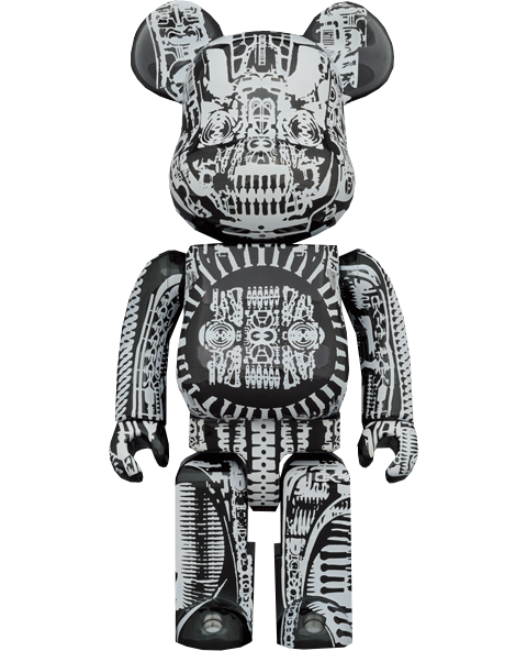 hr giger bearbrick 1000