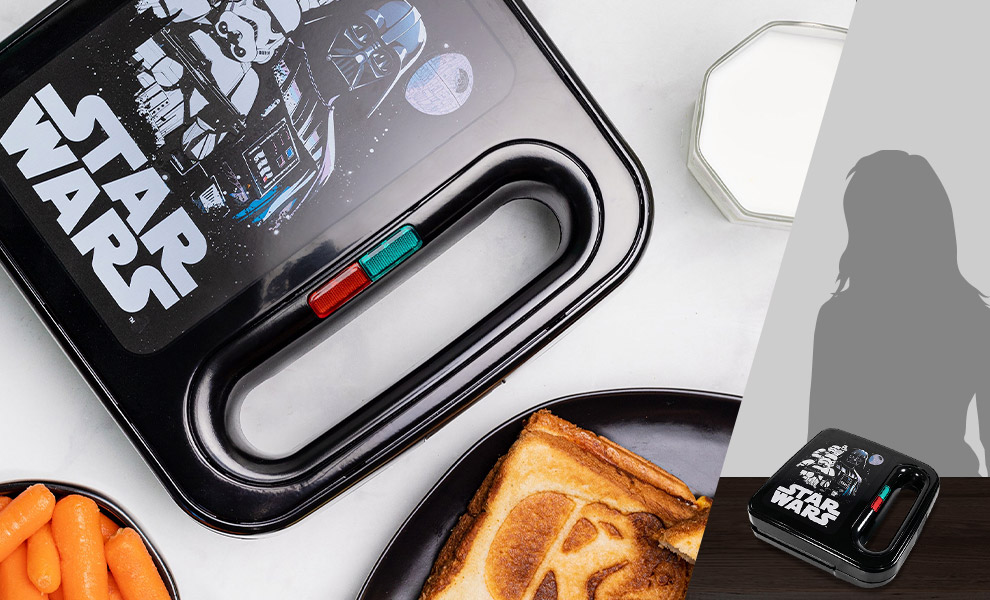 Gallery Feature Image of Darth Vader & Stormtrooper Grilled Cheese Maker Kitchenware - Click to open image gallery
