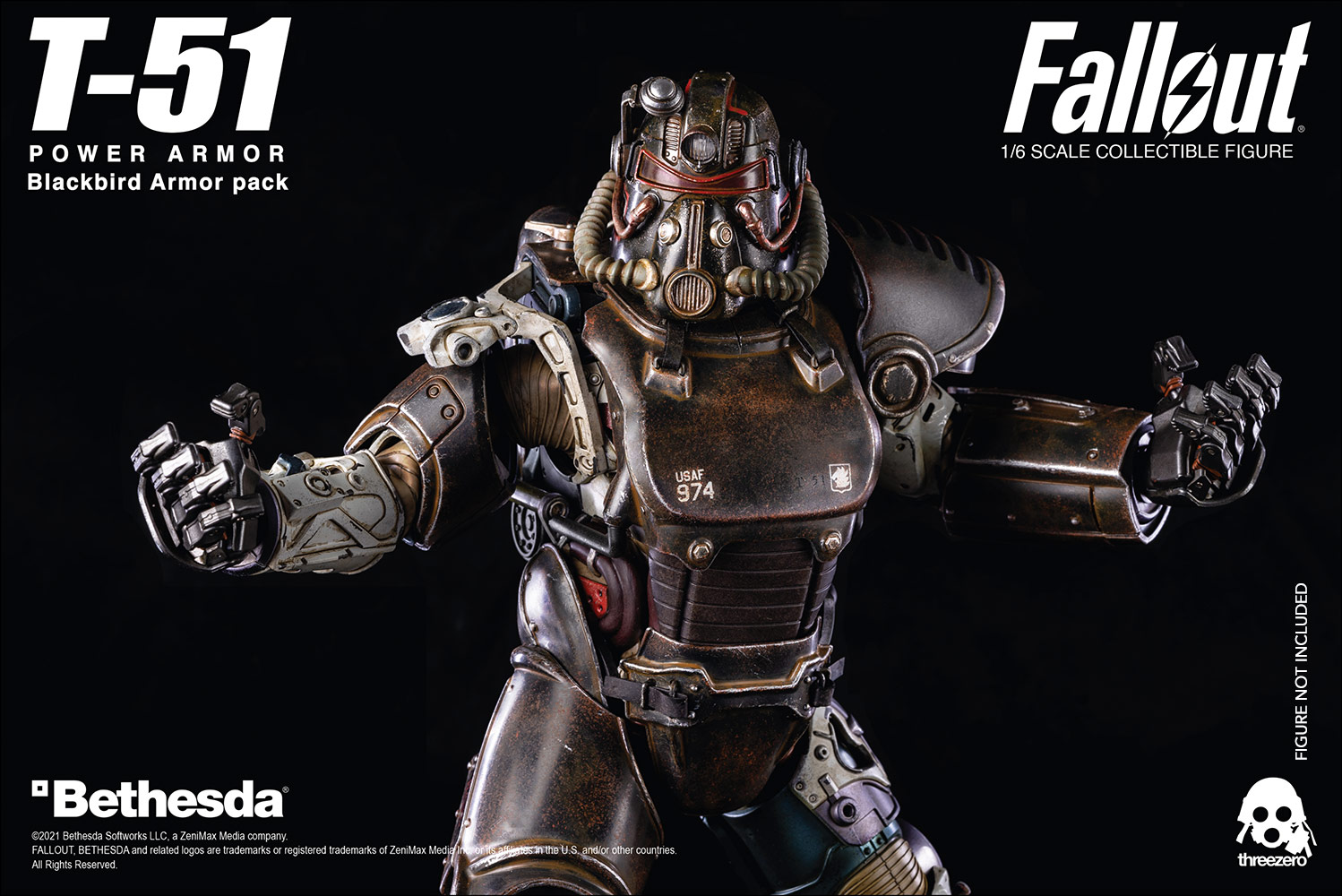 T 51 Blackbird Armor Pack Sixth Scale Figure Accessory By Threezero Sideshow Collectibles