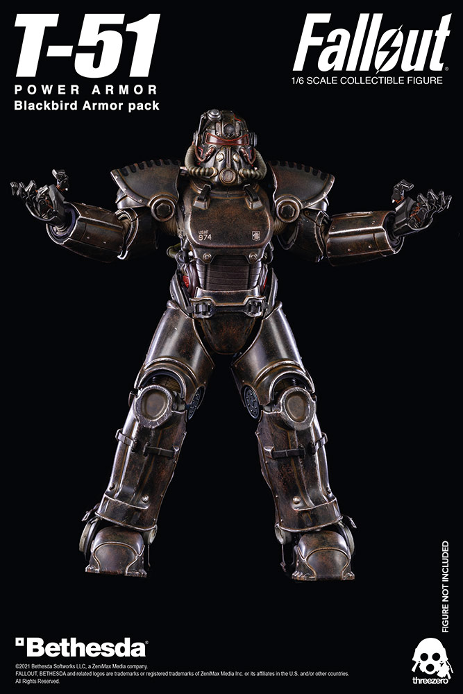 T 51 Blackbird Armor Pack Sixth Scale Figure Accessory By Threezero Sideshow Collectibles