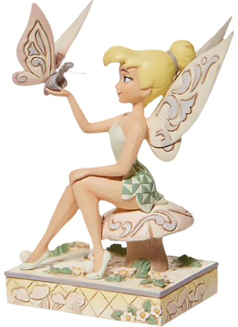 Enesco Disney Traditions Tinkerbell Figura Decorativa de Bosque Blanco