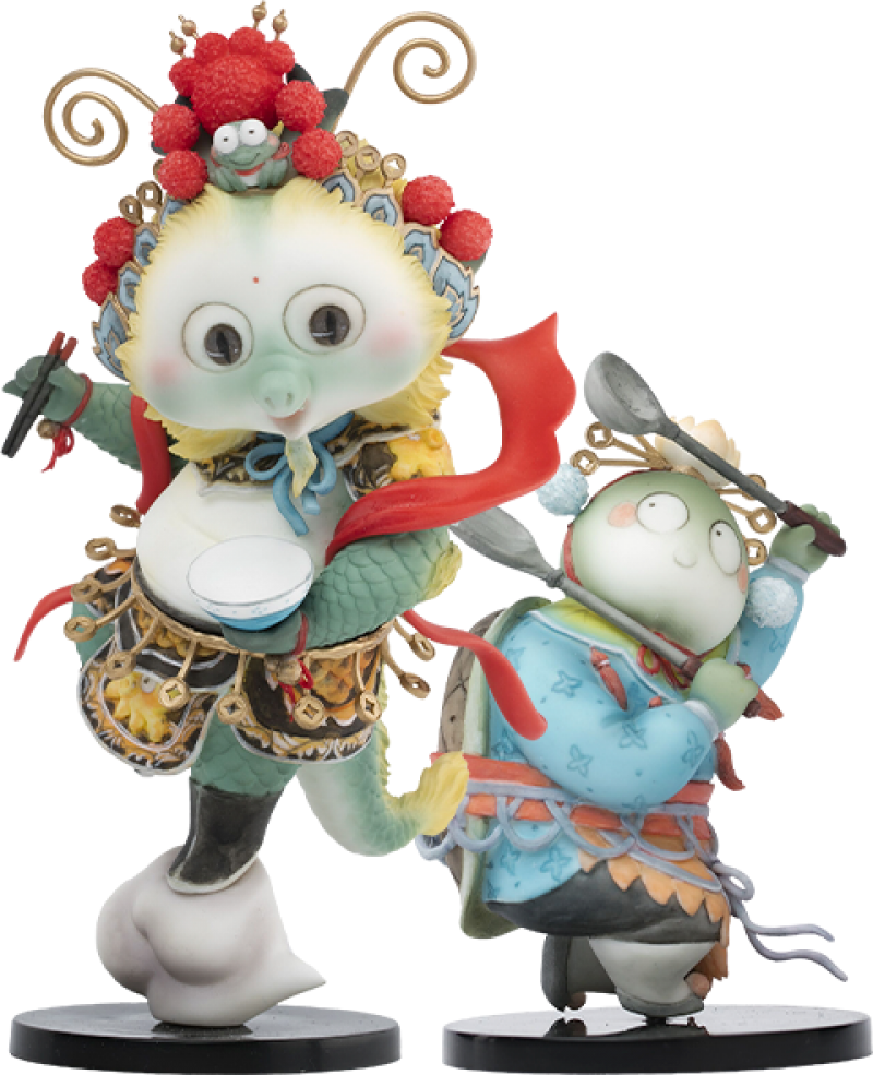 Farewell My Concubine Figurine by Manas SUM