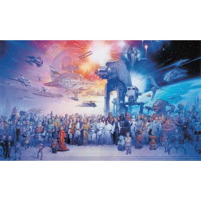 Star Wars Saga Wallpaper Mural