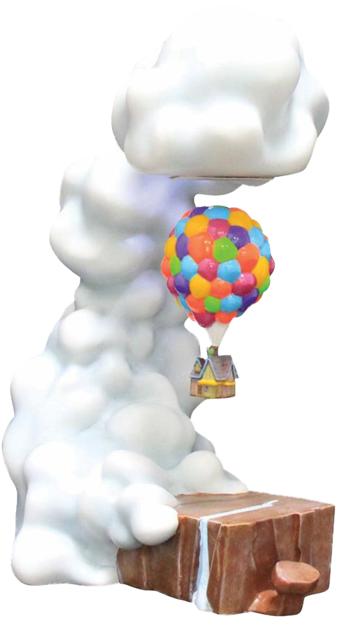 Grand Jester Studios Pixar's Up Levitating House Statue