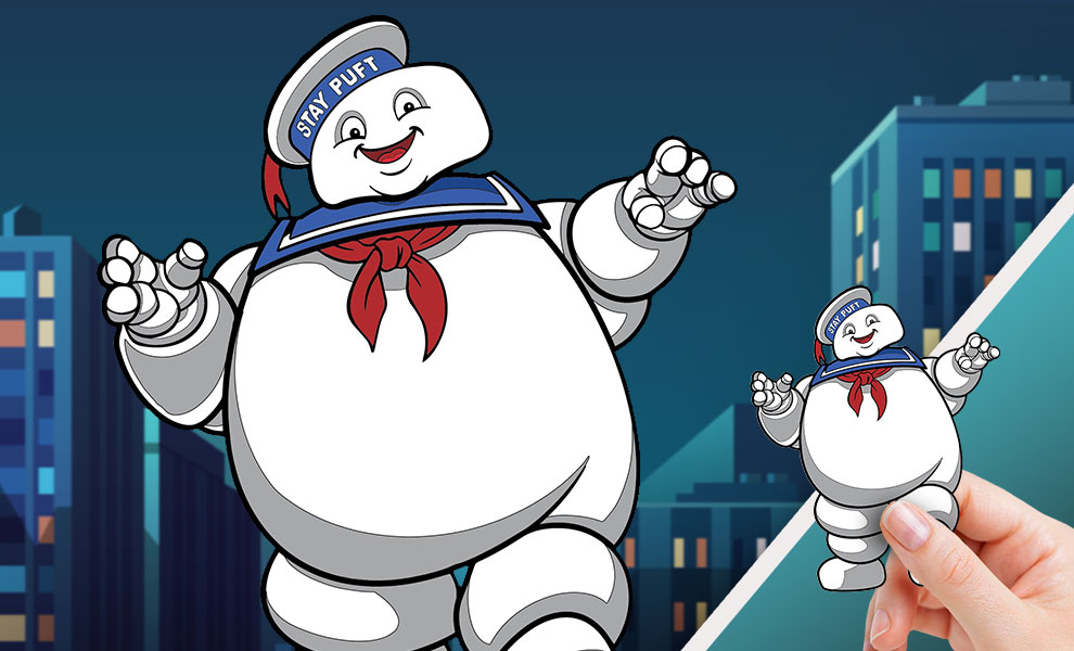 Gallery Feature Image of Stay Puft Marshmallow Man Collectible Pin - Click to open image gallery