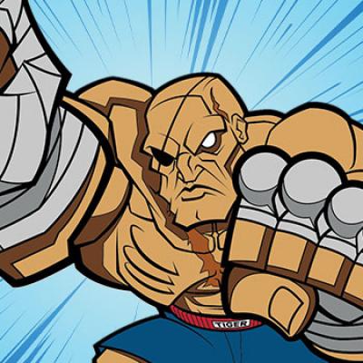 Sagat art print