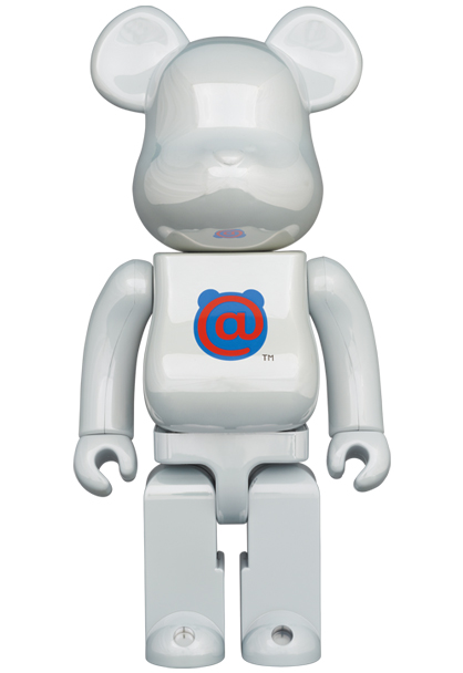 Be@rbrick 1st Model White Chrome 400% Collectible Figure by Medicom Toy