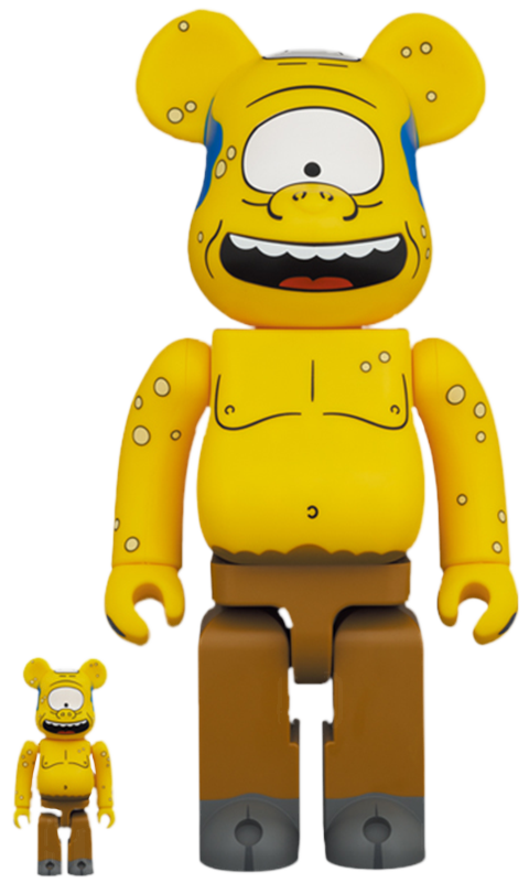 Medicom Toy Be@rbrick Simpsons Cyclops 100% & 400% Bearbrick