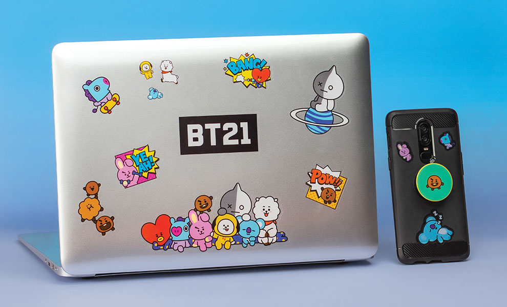 Gallery Feature Image of BT21 Gadget Decals Decal - Click to open image gallery