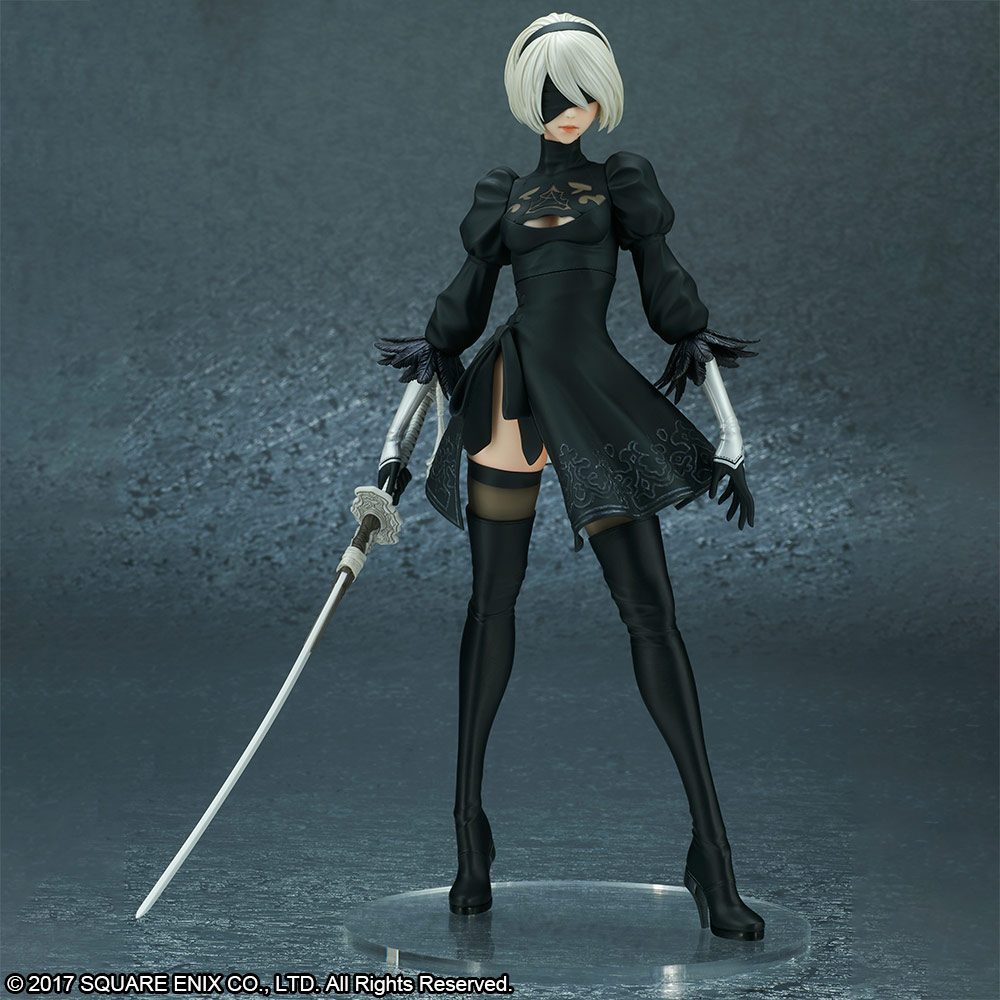 YorHa 2B Figur 280mm groß Nier:Automata  Statue mit NPC 