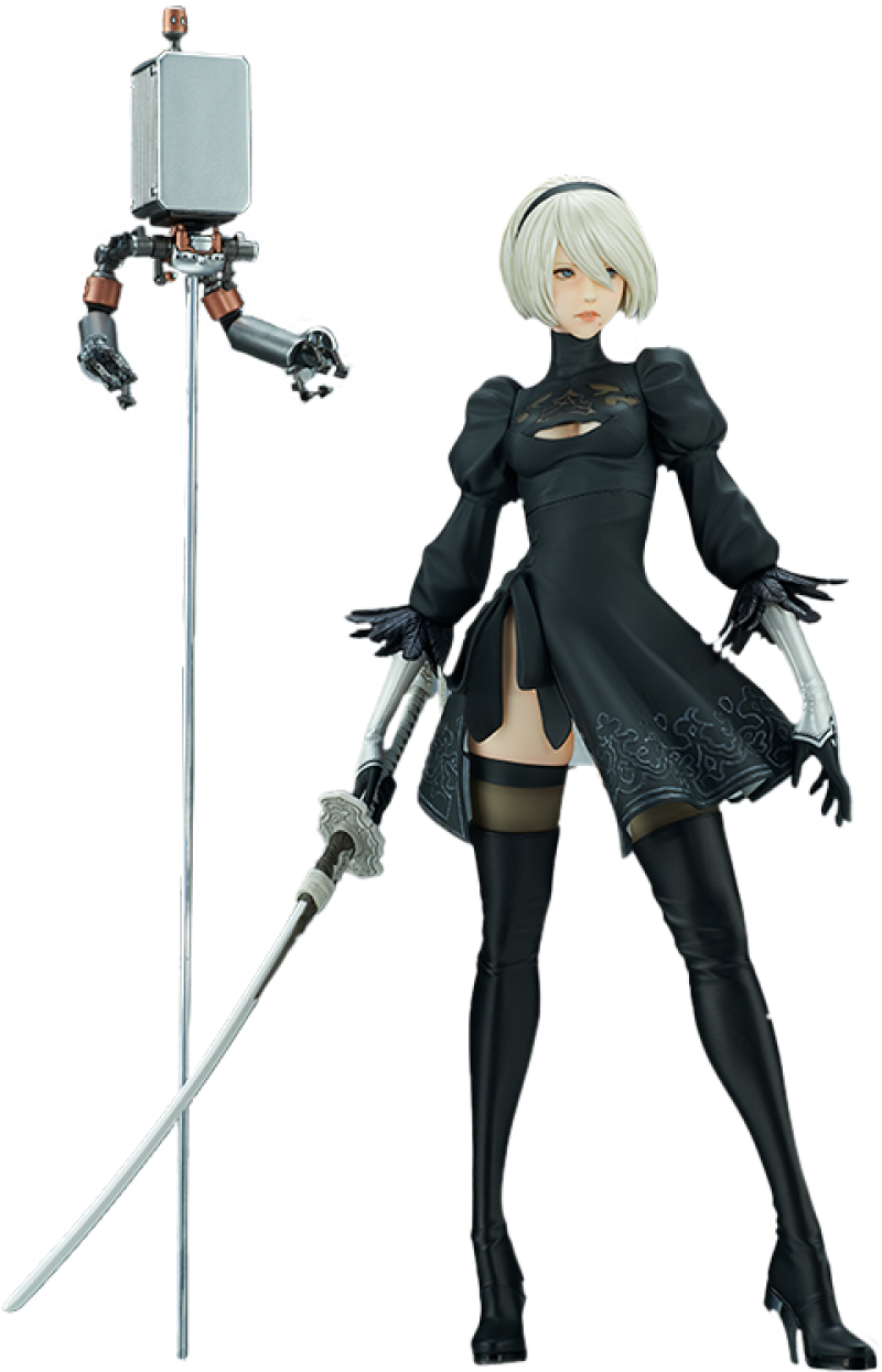 2B (YoRHa No. 2 Type B) Deluxe Version PVC Figure by FLARE Co. Ltd.