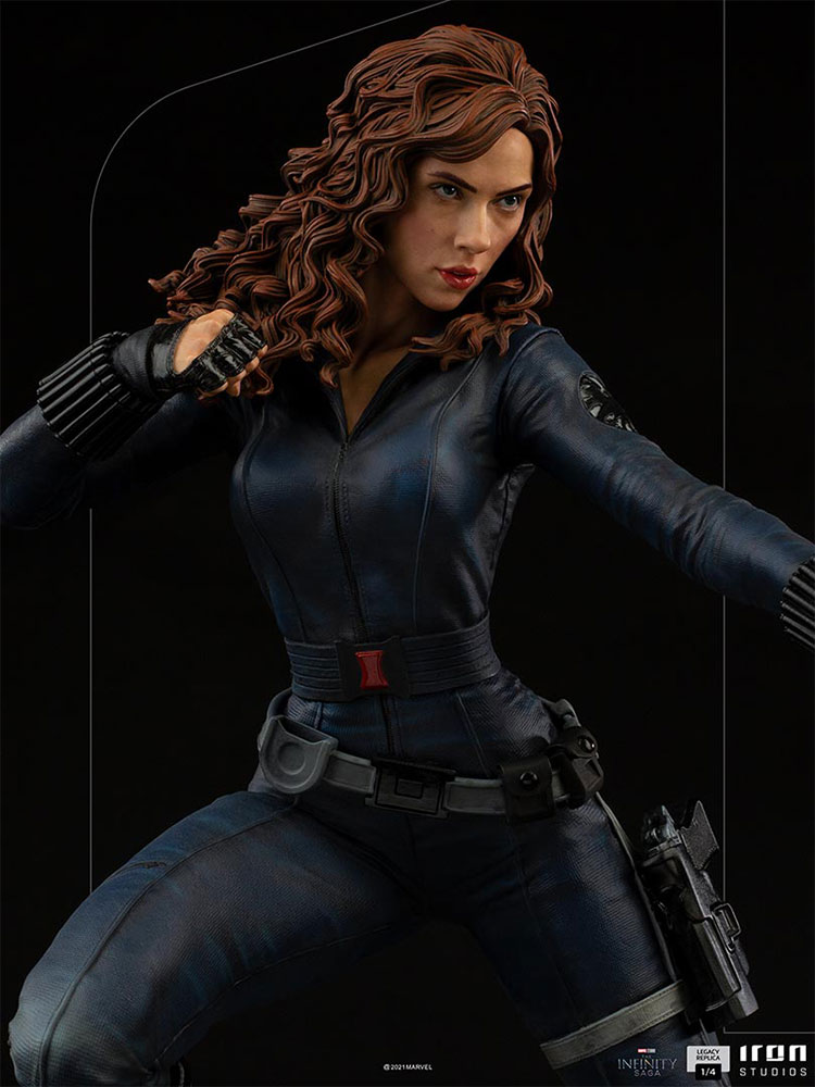 IRON STUDIOS : Black Widow 1/4 Scale Legacy Replica Statue Black-widow_marvel_gallery_60186b714d223