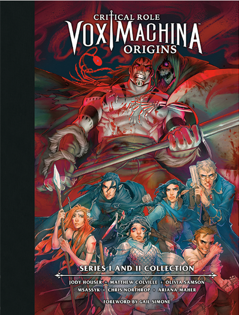 Dark Horse Comics Critical Role Vox Machina Origins Series I and II Library Book