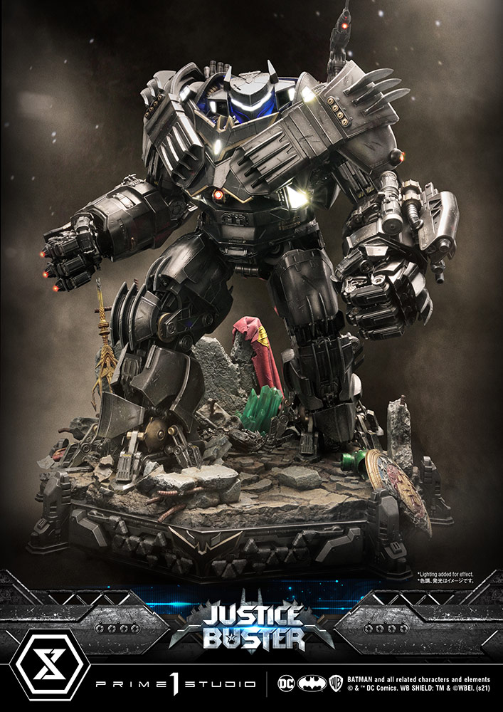 batman justice buster statue