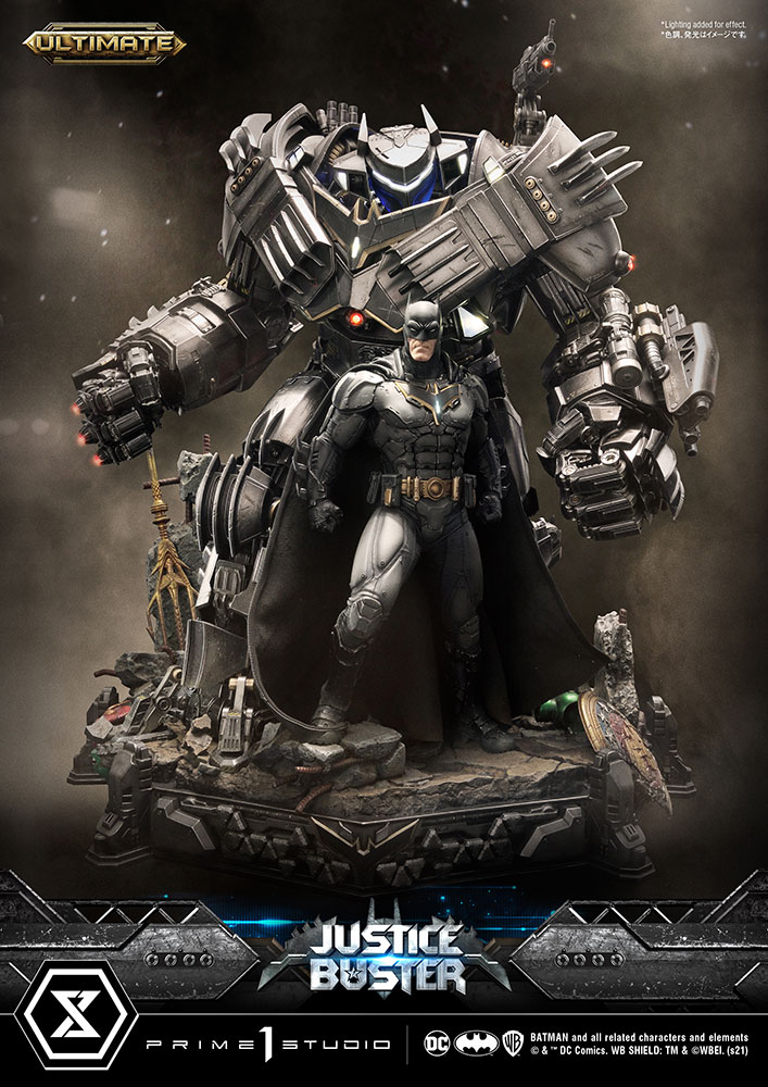 batman justice buster statue