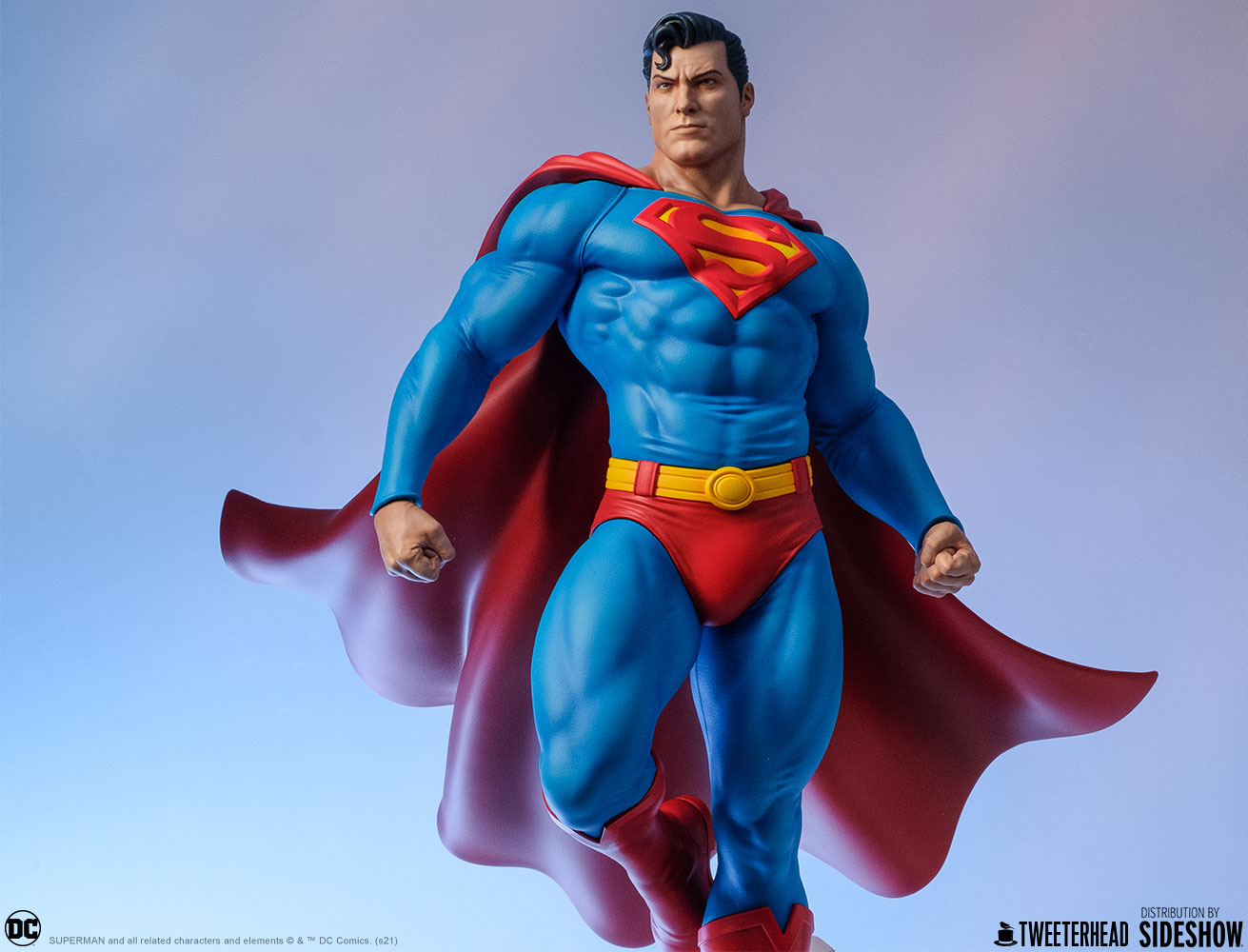 Dc Comics Superman Maquette By Tweeterhead Sideshow Collectibles