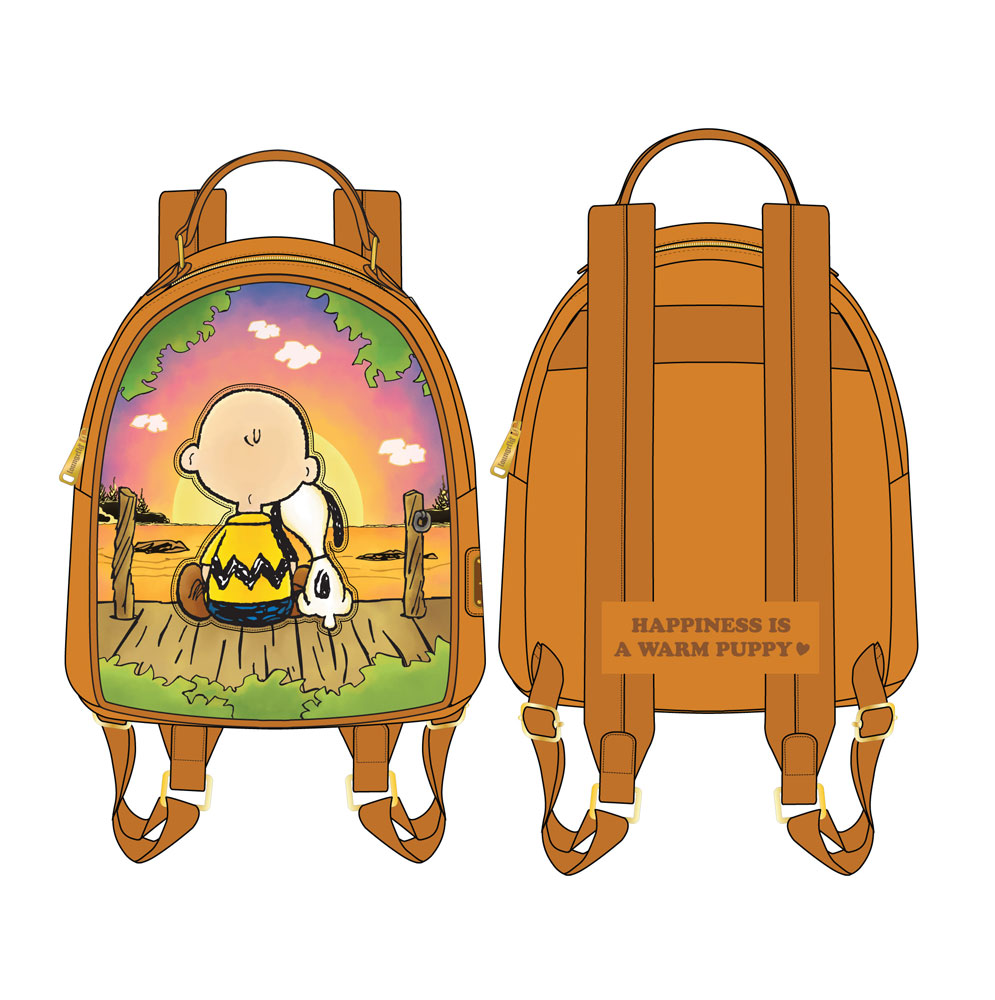 Charlie And Snoopy Sunset Mini Backpack By Loungefly Sideshow Collectibles Charlie And Snoopy Sunset Mini Backpack By Loungefly Sideshow Collectibles