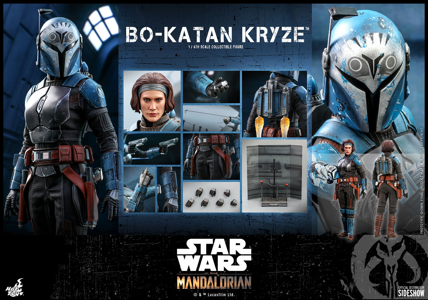Bo Katan Kryze Sixth Scale Collectible Figure By Hot Toys Sideshow Collectibles