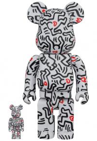 Gallery Image of Be@rbrick Keith Haring #8 100% & 400% Bearbrick