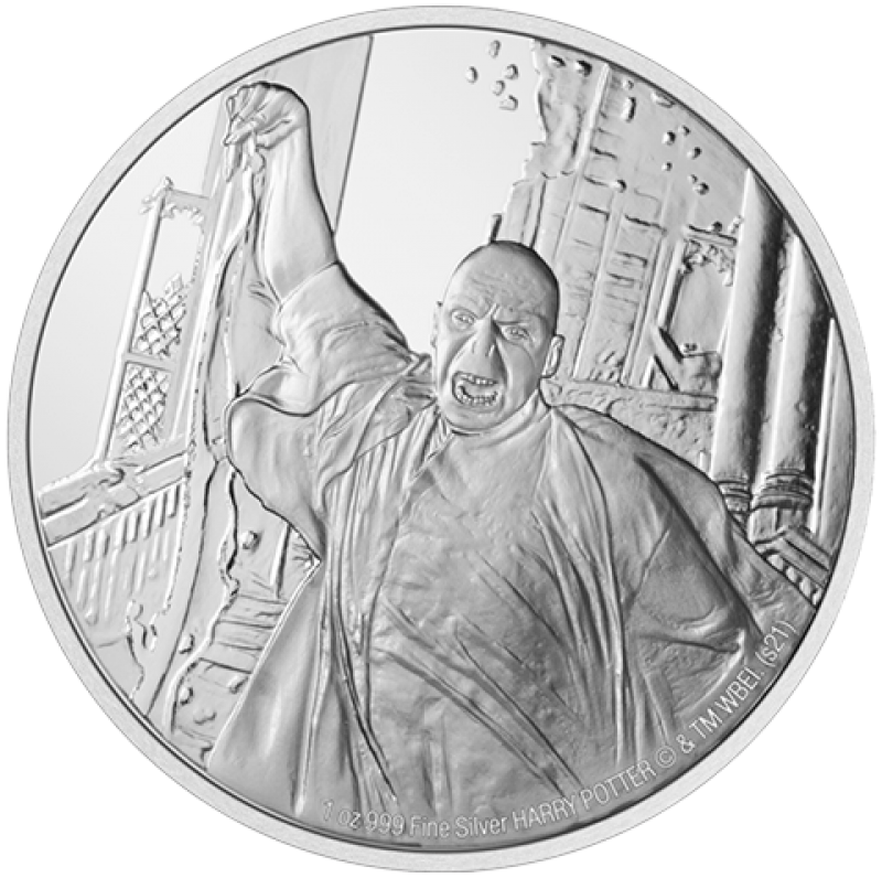Lord Voldemort 1oz Silver Coin Silver Collectible by New Zealand Mint