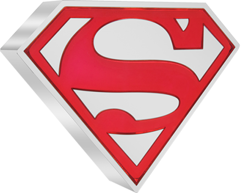 Superman Shield 1oz Silver Coin Silver Collectible by New Zealand Mint