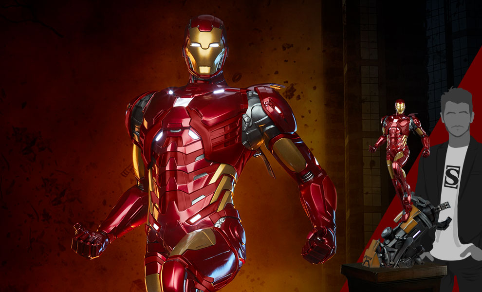 Gallery Feature Image of Iron Man 1:3 Scale Statue - Click to open image gallery