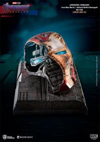Gallery Image of Iron Man Mark 50 Battle Damaged Helmet Statue