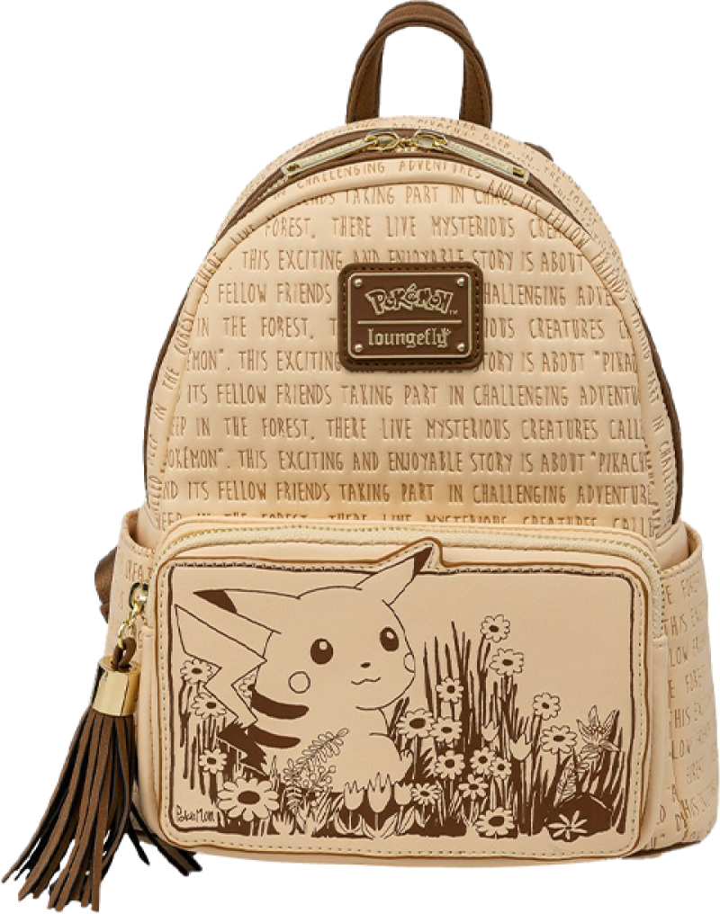Sepia Pikachu Mini Backpack Backpack by Loungefly
