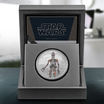 IG-11 1oz Silver Coin by New Zealand Mint | Sideshow Collectibles