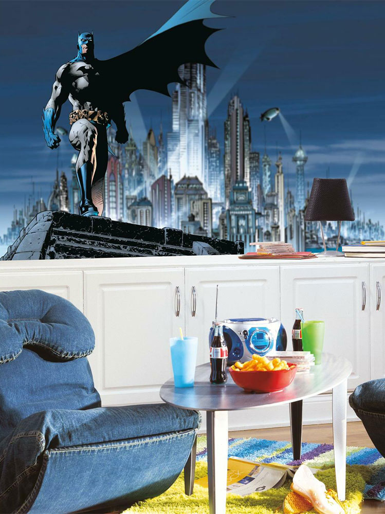 Batman Xl Wallpaper Mural Sideshow Collectibles