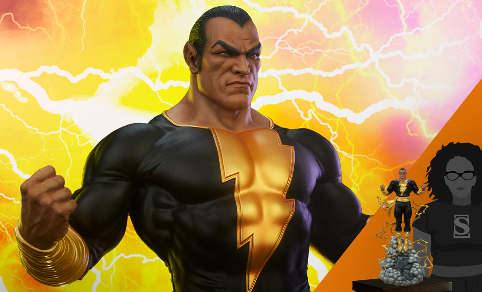 Gallery Feature Image of Black Adam Maquette - Click to open image gallery