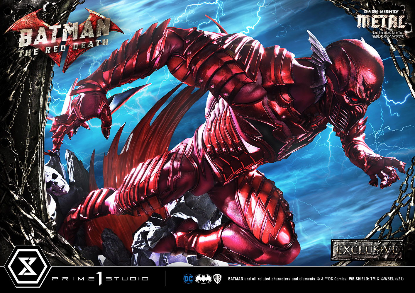 the red death statue