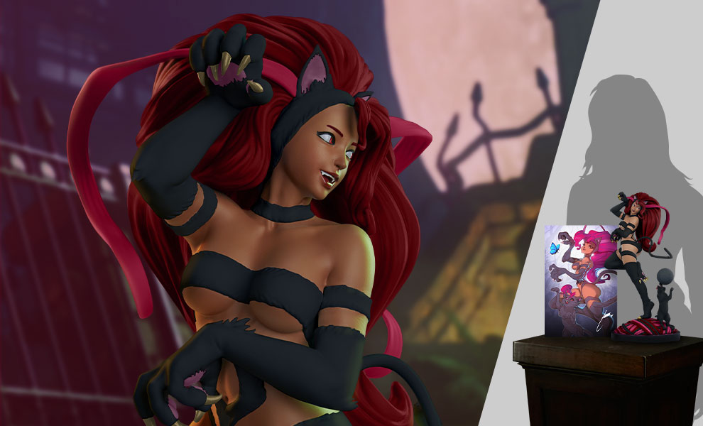 Gallery Feature Image of Menat as Felicia: Player 2 Statue - Click to open image gallery