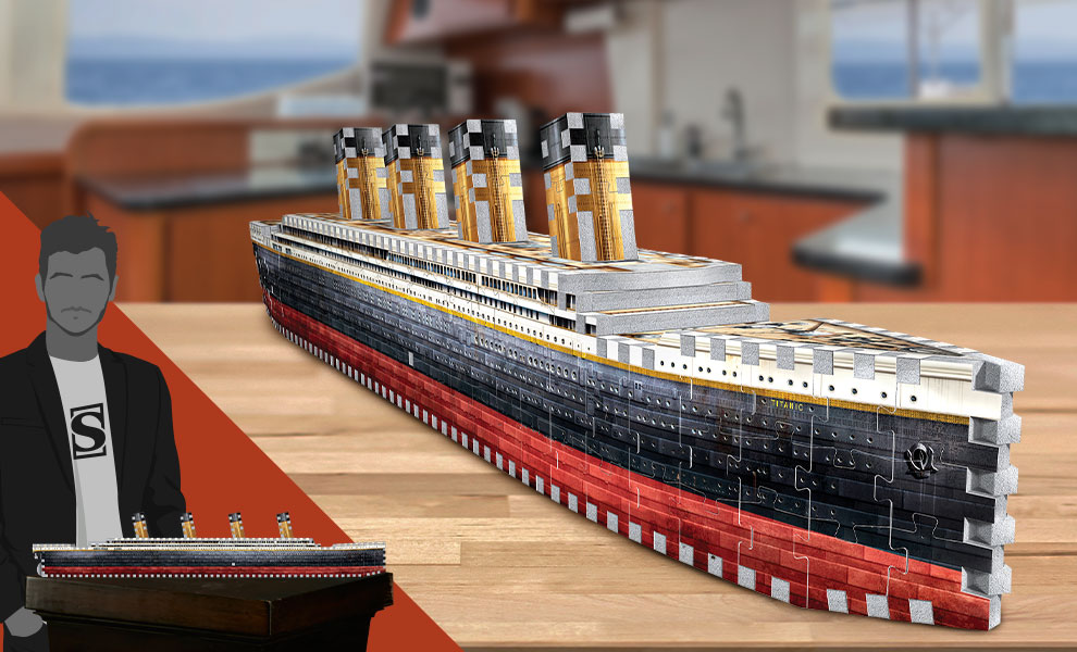 Titanic 3D Puzzle by Wrebbit Puzzles Inc. | Sideshow Collectibles