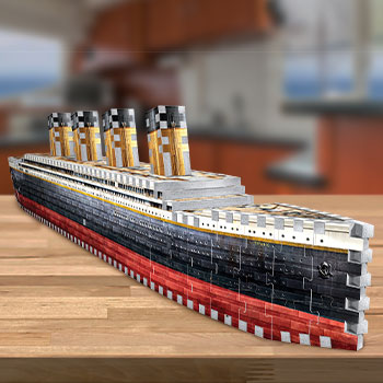 Titanic model, 3D WORLD PUZZLE – Puzzle 3D World