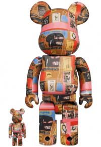 Gallery Image of Be@rbrick Andy Warhol x Jean-Michel Basquiat #2 100% and 400% Bearbrick